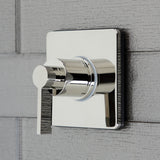 NuvoFusion Single-Handle Three-Way Diverter Valve with Square Trim Kit