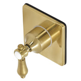 Heirloom Single-Handle Three-Way Diverter Valve with Square Trim Kit