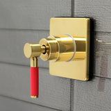 Kaiser Single-Handle Three-Way Diverter Valve with Square Trim Kit