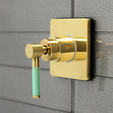 Kaiser Single-Handle Three-Way Diverter Valve with Square Trim Kit