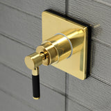 Kaiser Single-Handle Three-Way Diverter Valve with Square Trim Kit