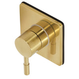 Concord Single-Handle Three-Way Diverter Valve with Square Trim Kit
