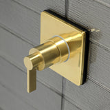 NuvoFusion Single-Handle Three-Way Diverter Valve with Square Trim Kit