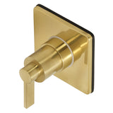 NuvoFusion Single-Handle Three-Way Diverter Valve with Square Trim Kit