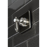 Heirloom Single-Handle Three-Way Diverter Valve with Square Trim Kit