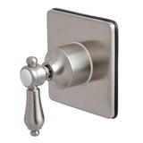 Heirloom Single-Handle Three-Way Diverter Valve with Square Trim Kit