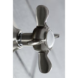 Single-Handle Three-Way Diverter Valve with Square Trim Kit