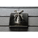 Single-Handle Three-Way Diverter Valve with Square Trim Kit