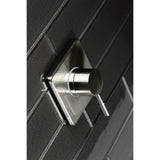 Concord Single-Handle Three-Way Diverter Valve with Square Trim Kit