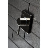 Concord Single-Handle Three-Way Diverter Valve with Square Trim Kit