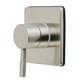 Concord Single-Handle Three-Way Diverter Valve with Square Trim Kit