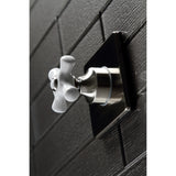 Single-Handle Wall Mount Three-Way Diverter Valve with Trim Kit