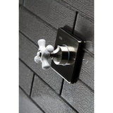 Single-Handle Wall Mount Three-Way Diverter Valve with Trim Kit