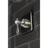 Tudor Single-Handle Three-Way Diverter Valve with Square Trim Kit