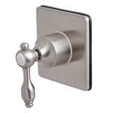 Tudor Single-Handle Three-Way Diverter Valve with Square Trim Kit