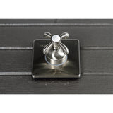 Single-Handle Three-Way Diverter Valve with Square Trim Kit