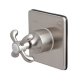 Single-Handle Three-Way Diverter Valve with Square Trim Kit