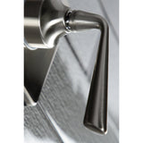 Single-Handle Three-Way Diverter Valve with Square Trim Kit