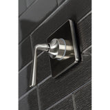 Single-Handle Three-Way Diverter Valve with Square Trim Kit