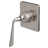 Single-Handle Three-Way Diverter Valve with Square Trim Kit