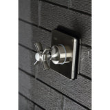 Single-Handle Three-Way Diverter Valve with Square Trim Kit