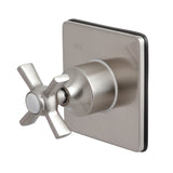 Single-Handle Three-Way Diverter Valve with Square Trim Kit