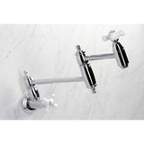 Restoration Two-Handle 1-Hole Wall Mount Pot Filler