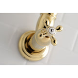 Restoration Two-Handle 1-Hole Wall Mount Pot Filler Faucet