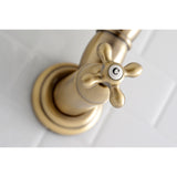 Restoration Two-Handle 1-Hole Wall Mount Pot Filler Faucet