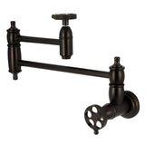 Wendell Two-Handle Wall Mount Pot Filler