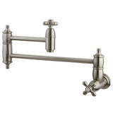 Restoration Two-Handle 1-Hole Wall Mount Pot Filler