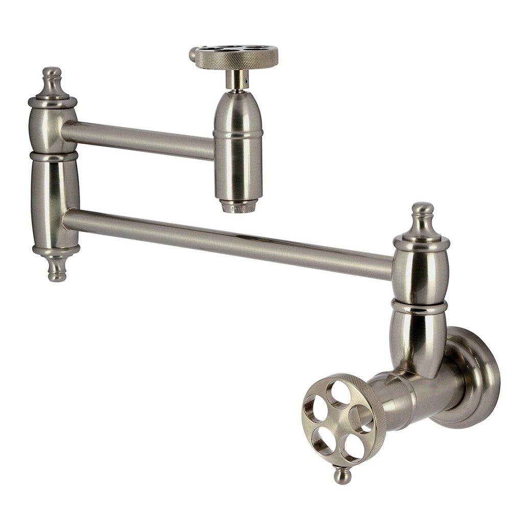 Wendell Two-Handle Wall Mount Pot Filler