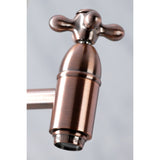 Restoration Two-Handle 1-Hole Wall Mount Pot Filler Faucet