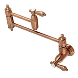 Heirloom Two-Handle 1-Hole Wall Mount Pot Filler