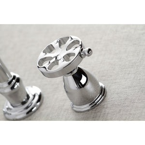 Belknap Double-Handle 3-Hole Wall Mount Bathroom Faucet
