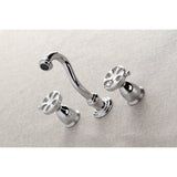 Belknap Double-Handle 3-Hole Wall Mount Bathroom Faucet