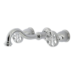 Belknap Two-Handle 3-Hole Wall Mount Bathroom Faucet