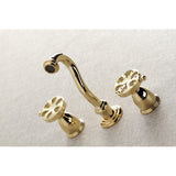 Belknap Double-Handle 3-Hole Wall Mount Bathroom Faucet