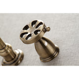 Belknap Double-Handle 3-Hole Wall Mount Bathroom Faucet