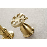 Belknap Double-Handle 3-Hole Wall Mount Bathroom Faucet