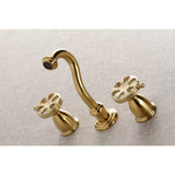 Belknap Double-Handle 3-Hole Wall Mount Bathroom Faucet