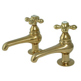 Restoration Two-Handle Deck Mount Basin Tap Faucet