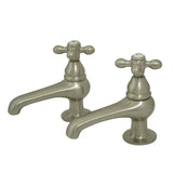 Restoration Two-Handle Deck Mount Basin Tap Faucet