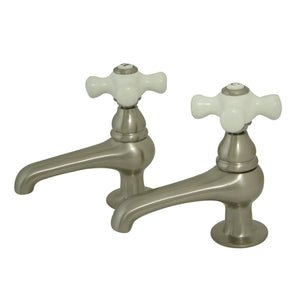 Restoration Two-Handle Deck Mount Basin Tap Faucet