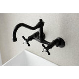 Essex Two-Handle 2-Hole Wall Mount Kitchen Faucet