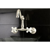 Vintage Two-Handle 2-Hole Wall Mount Kitchen Faucet