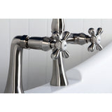 Restoration Two-Handle 2-Hole Deck Mount Clawfoot Tub Faucet