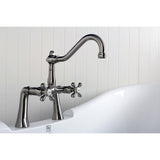 Restoration Two-Handle 2-Hole Deck Mount Clawfoot Tub Faucet