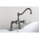 Restoration Two-Handle 2-Hole Deck Mount Clawfoot Tub Faucet