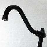 Essex Two-Handle 2-Hole Wall Mount Bathroom Faucet